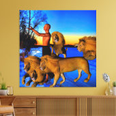 Oproep van de Wilde Canvas Afdruk (Insitu (Woonkamer))