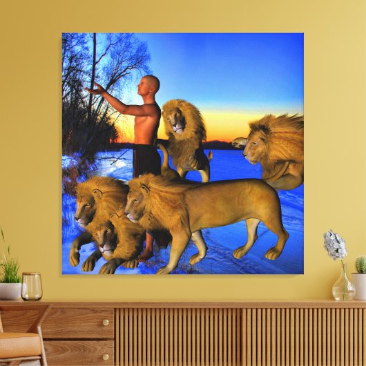 Oproep van de Wilde Canvas Afdruk (Insitu (Woonkamer))