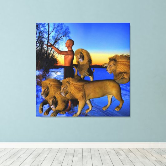 Oproep van de Wilde Canvas Afdruk (Insitu (Houten vloer))