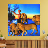 Oproep van de Wilde Canvas Afdruk (Insitu (Woonkamer))