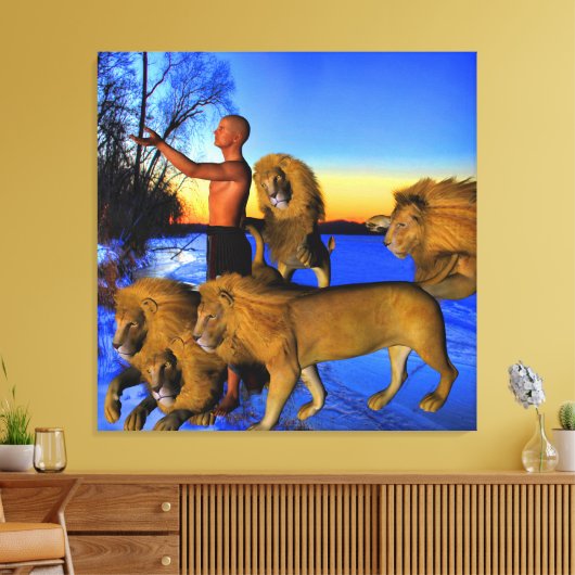 Oproep van de Wilde Canvas Afdruk (Insitu (Woonkamer))