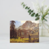 Oproep van de Wilde door Albert Bierstadt 1876-77 Briefkaart (Staand voorkant)