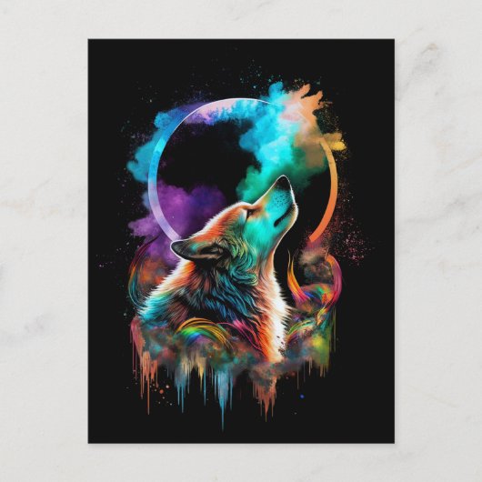 Oproep van de wilde natuur - Briefkaart van de reg (Voorkant)