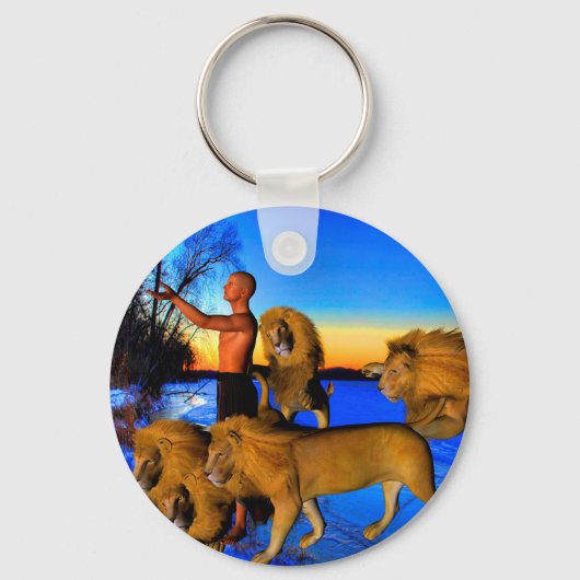 Oproep van de Wilde Sleutelhanger (Voorkant)