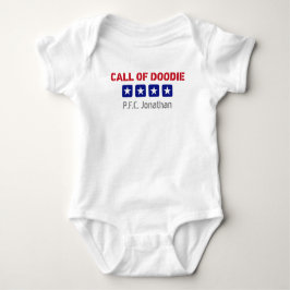 Oproep van Doodie US Army Threated Baby Bodysuit