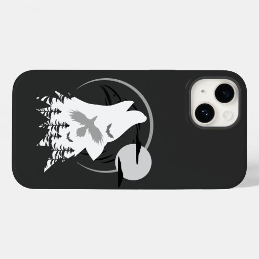 Oproep van het wild.b Case-Mate iPhone case (Achterkant (horizontaal))