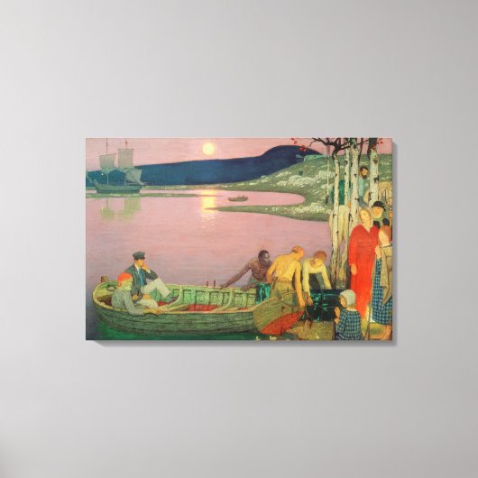 Oproep van het Zee, 1925 Canvas Afdruk (Voorkant)