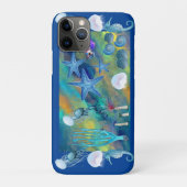 Oproep van het Zee Marine Life Blue Ocean Zeester Case-Mate iPhone Case (Achterkant)