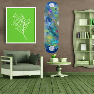 Oproep van het Zee Marine Life Blue Ocean Zeester Persoonlijk Skateboard