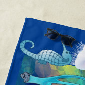 Oproep van het Zee Marine Life Blue Ocean Zeester Strandlaken (In situ)