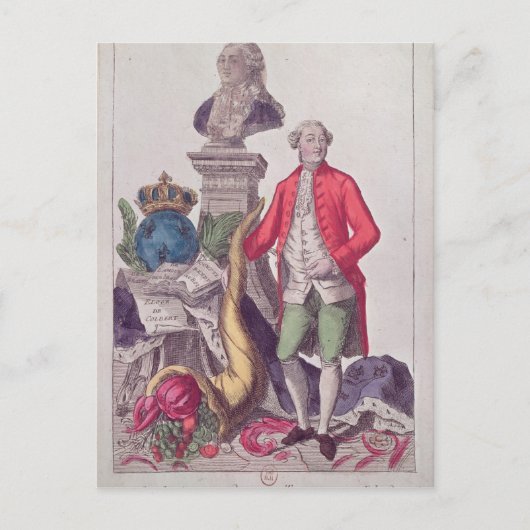 Oproep van Jacques Necker 16 juli 1789 Briefkaart (Voorkant)