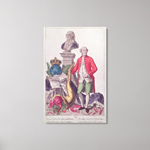 Oproep van Jacques Necker 16 juli 1789 Canvas Afdruk