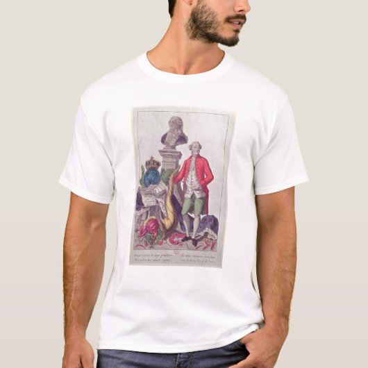 Oproep van Jacques Necker 16 juli 1789 T-shirt (Voorkant)