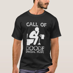 Oproep van speciale doodie-lops Funny Nerd Gamer D T-shirt