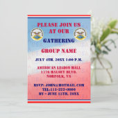 Oproep voor DISA-gebeurtenissen Kaart (Staand voorkant)