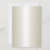  oproep voor een bridal met kant en parel kaart (Achterkant)