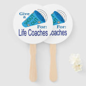 Oproep voor Life Coaches Handwaaier (Voorkant en achterkant)