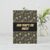 Oproep voor oudejaarsuitnodiging kaart (Staand voorkant)