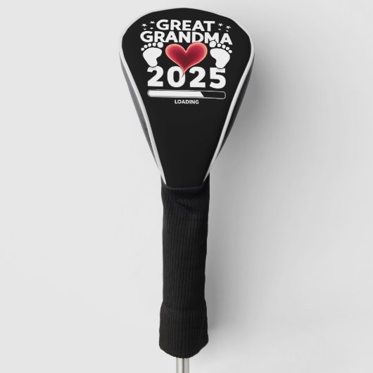 Oproep voor overgrootmoeder 2025 Zwangerschapsaank Golfheadcover (Voorkant)