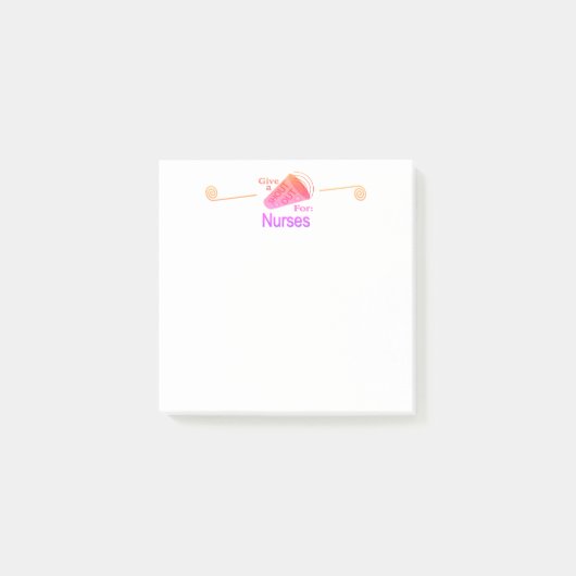 oproep voor verpleegkundigen post-it® notes (Voorkant)