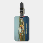 Oproepen op Curacao Custom Bagagelabel (Voorkant verticaal)