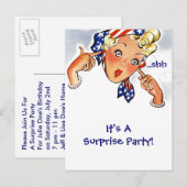  oproeppartij voor Briefkaart met terugwerkende kr (Voorkant / Achterkant)