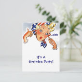  oproeppartij voor Briefkaart met terugwerkende kr (Staand voorkant)