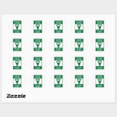 oproepstation ronde sticker (Vel)