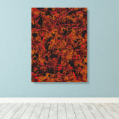 Oproer Nr. 1 Abstract Canvas Print (Insitu (Houten vloer))