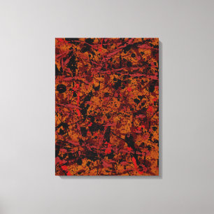 Oproer Nr. 1 Abstract Canvas Print