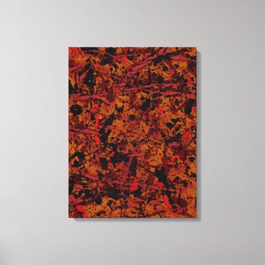 Oproer Nr. 1 Abstract Canvas Print (Voorkant)