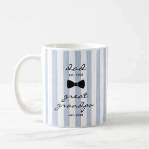 Oprol Opa Mok Blauwe Strik Cadeau