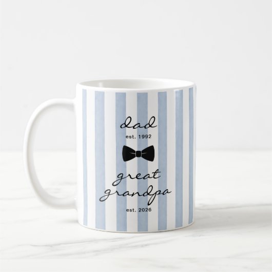 Oprol Opa Mok Blauwe Strik Cadeau (Links)