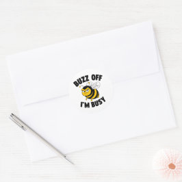 Oprotten IK Ben Bezig Ronde Sticker