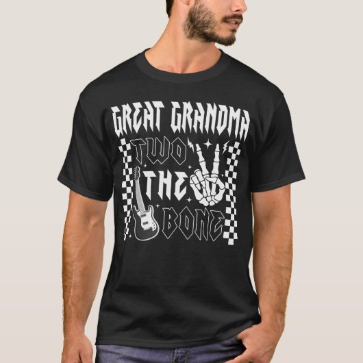 Oprotten Oma Van De Slechte Twee Het Bot Verjaarda T-shirt (Voorkant)