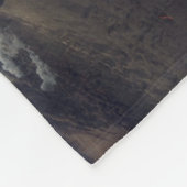 Opruiende vulkaan in de bergen fleece deken (Hoek)