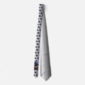 Opruiende vulkaan in de bergen stropdas (Achterkant)