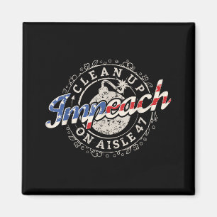 Opruimen in gangpad 47 T-shirt Impeach 47 Anti Tru Magneet