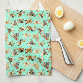 Opruimen met Yorkies Theedoek (Quarter Fold)