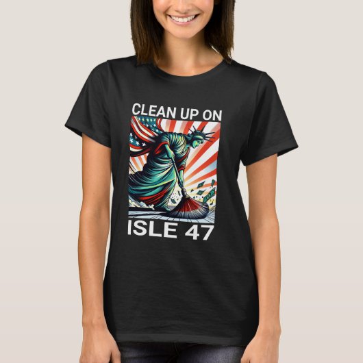 Opruimen op Isle 47 T-shirt (Voorkant)