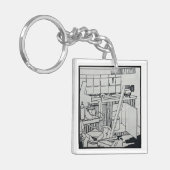 "Opruimen" Sleutelhanger (Voorkant Links)