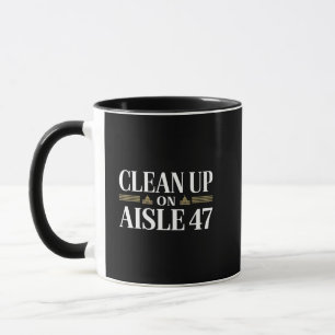 Opruimen van de Humor van Aisle 47 tegen Trump Mok