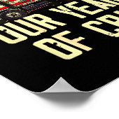 Opruimen van vier jaar van crap Funny Trump Garbyg Poster (Hoek)