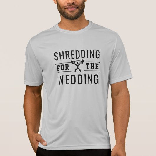 Opruimen voor de Bruidegom Gym T-shirt (Voorkant)