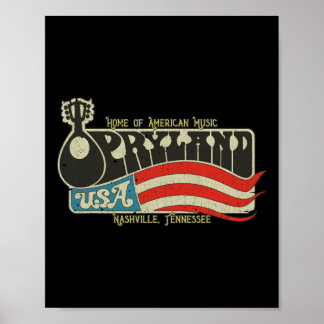  Opryland USA 1972 Tennessee 70s Special Ch Poster