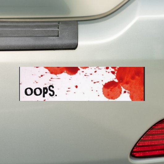 OPS 1 BUMPERSTICKER (Op auto)