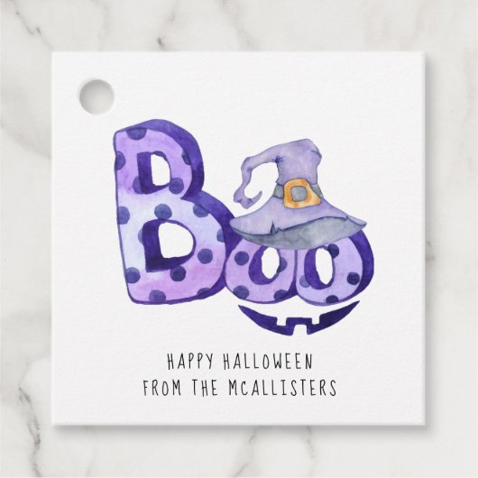 opschepperij | Happy Halloween Dank u Cadeau Label (Voorkant)