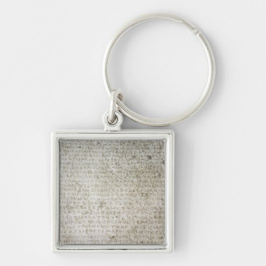 Opschrift in de taal Kushana Sleutelhanger (Voorkant)