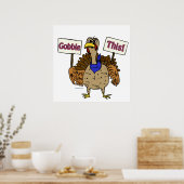 Opschroeven - Praten Turkije Poster (Keuken)