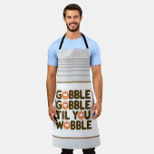 Opschrokken tot je wiebelt schort (Gedragen)